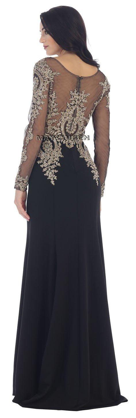 Long Sleeve Sexy Formal Evening Dress - The Dress Outlet May Queen