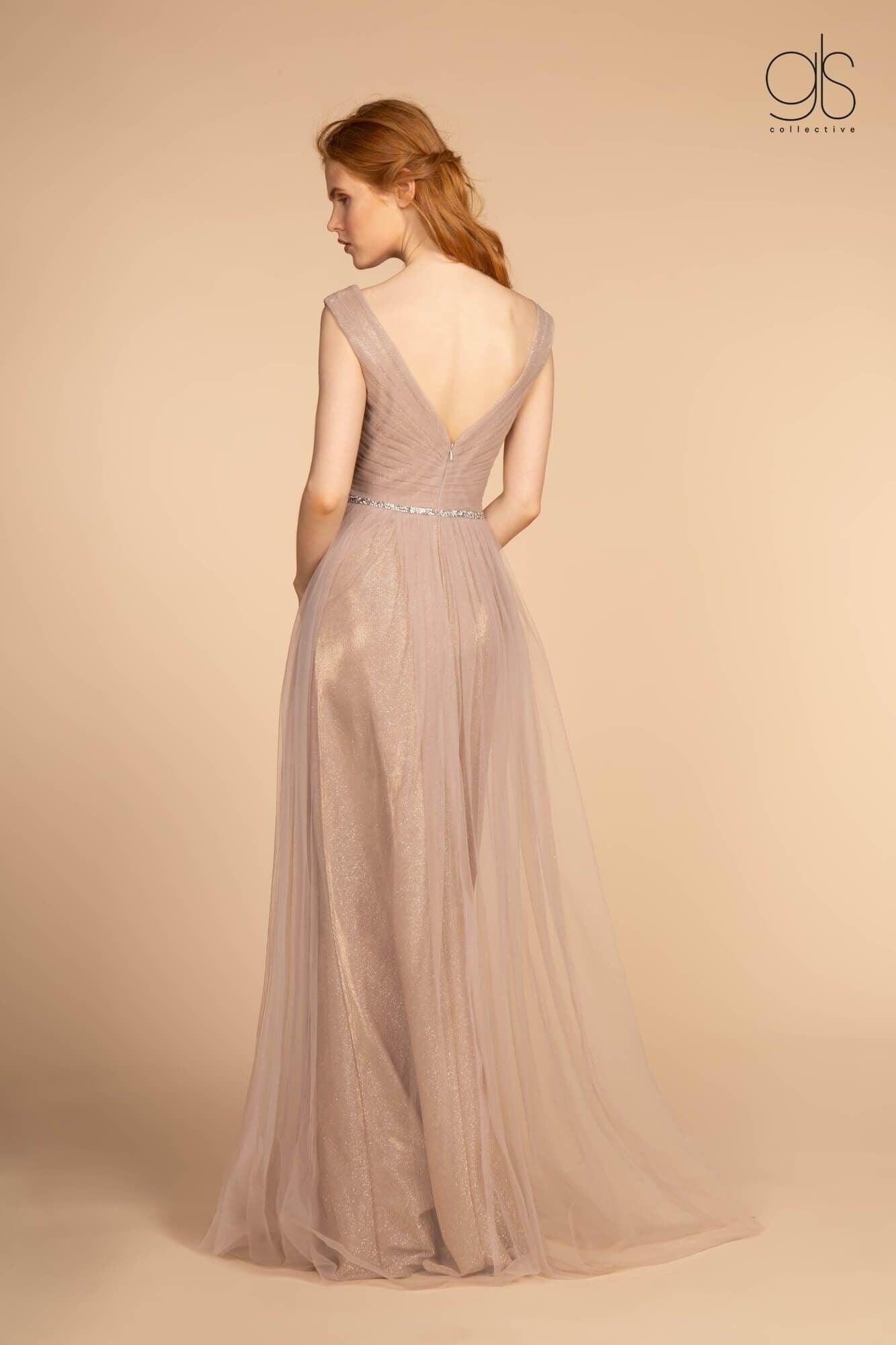Long  Sleeveless Ball Gown Prom Formal Dress - The Dress Outlet Elizabeth K