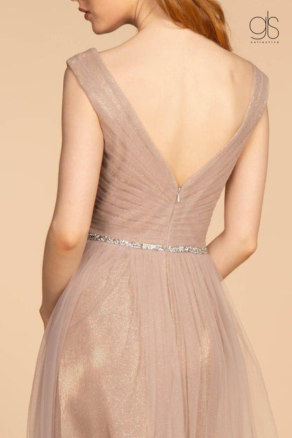 Long  Sleeveless Ball Gown Prom Formal Dress - The Dress Outlet Elizabeth K