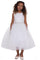 Long Sleeveless Flower Girl Dress - The Dress Outlet Petite Adele