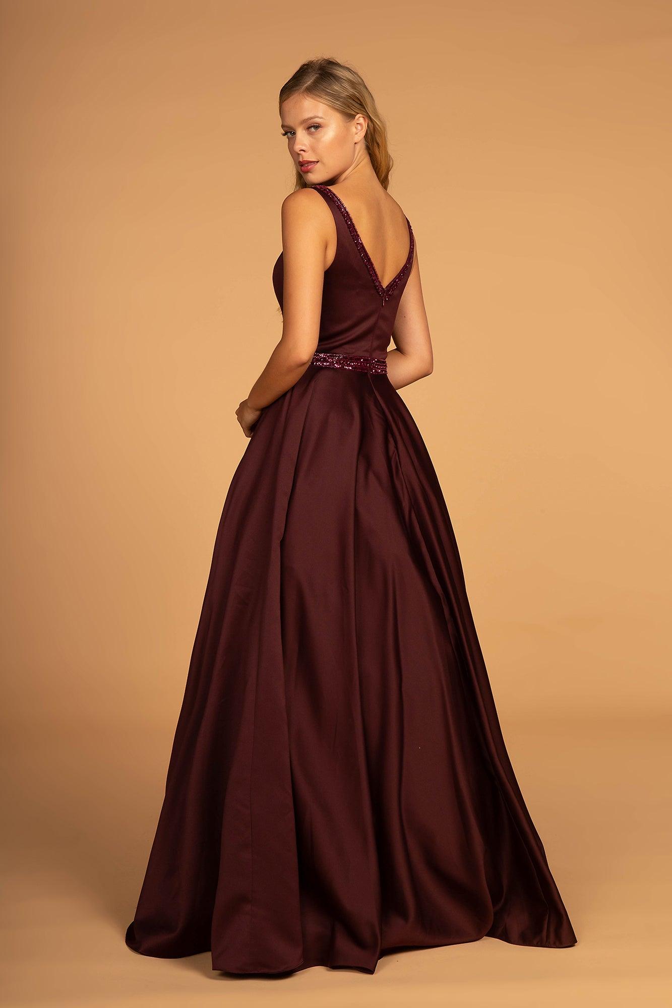 Long Sleeveless Prom Formal Ball Gown - The Dress Outlet Elizabeth K