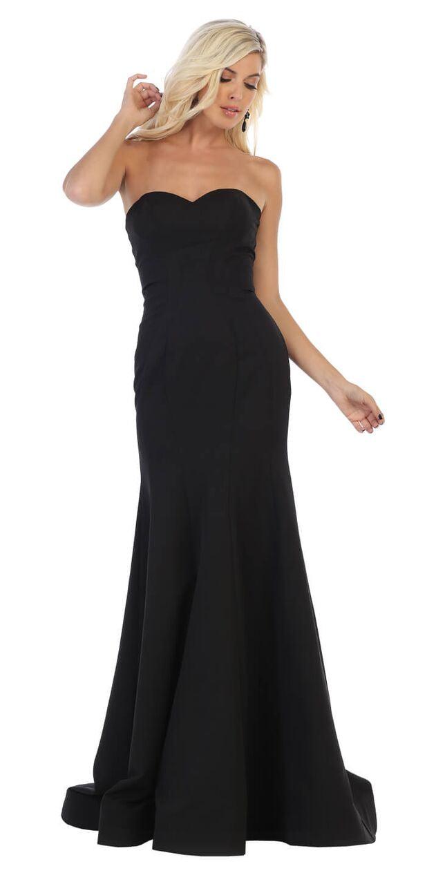 Long Strapless Sweetheart Prom Formal Gown - The Dress Outlet May Queen
