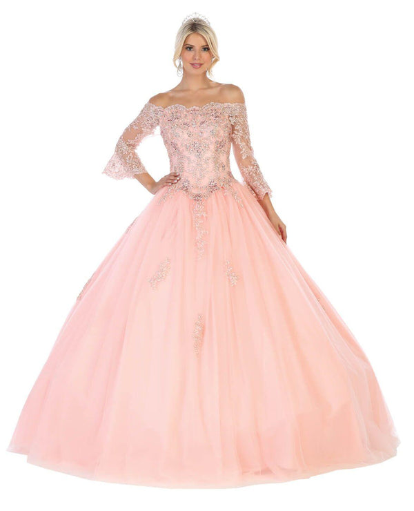 Long Sweet 16 Quinceanera Ball Gown