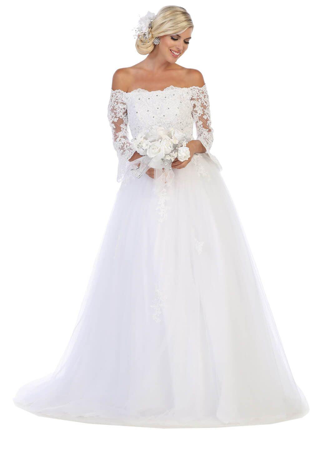Long Sweet 16 Quinceanera Ball Gown - The Dress Outlet May Queen