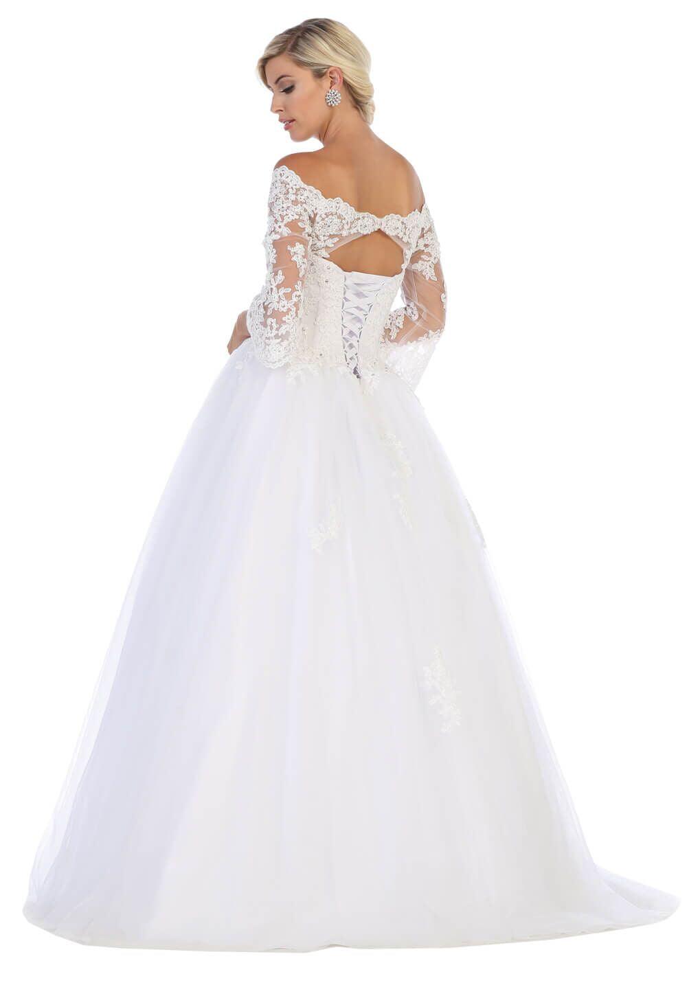 Long Sweet 16 Quinceanera Ball Gown - The Dress Outlet May Queen