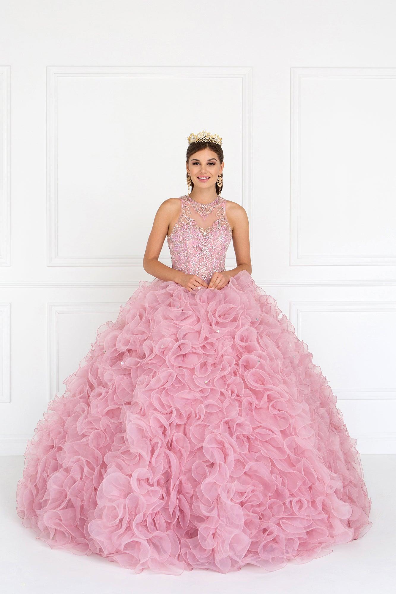 Long Sweet 16 Quinceanera Dress - The Dress Outlet Elizabeth K