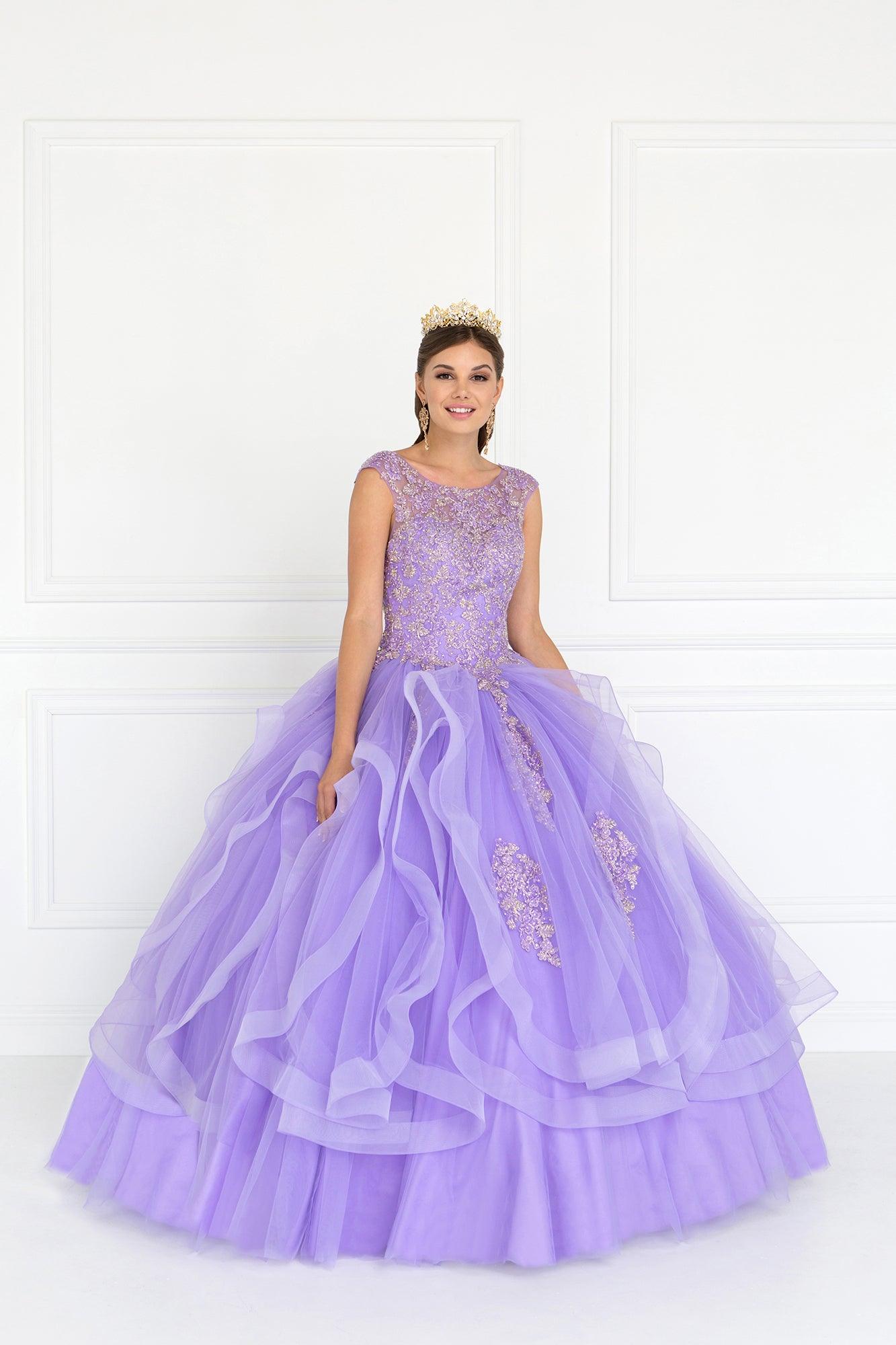 Long Sweet 16 Quinceanera Dress - The Dress Outlet Elizabeth K