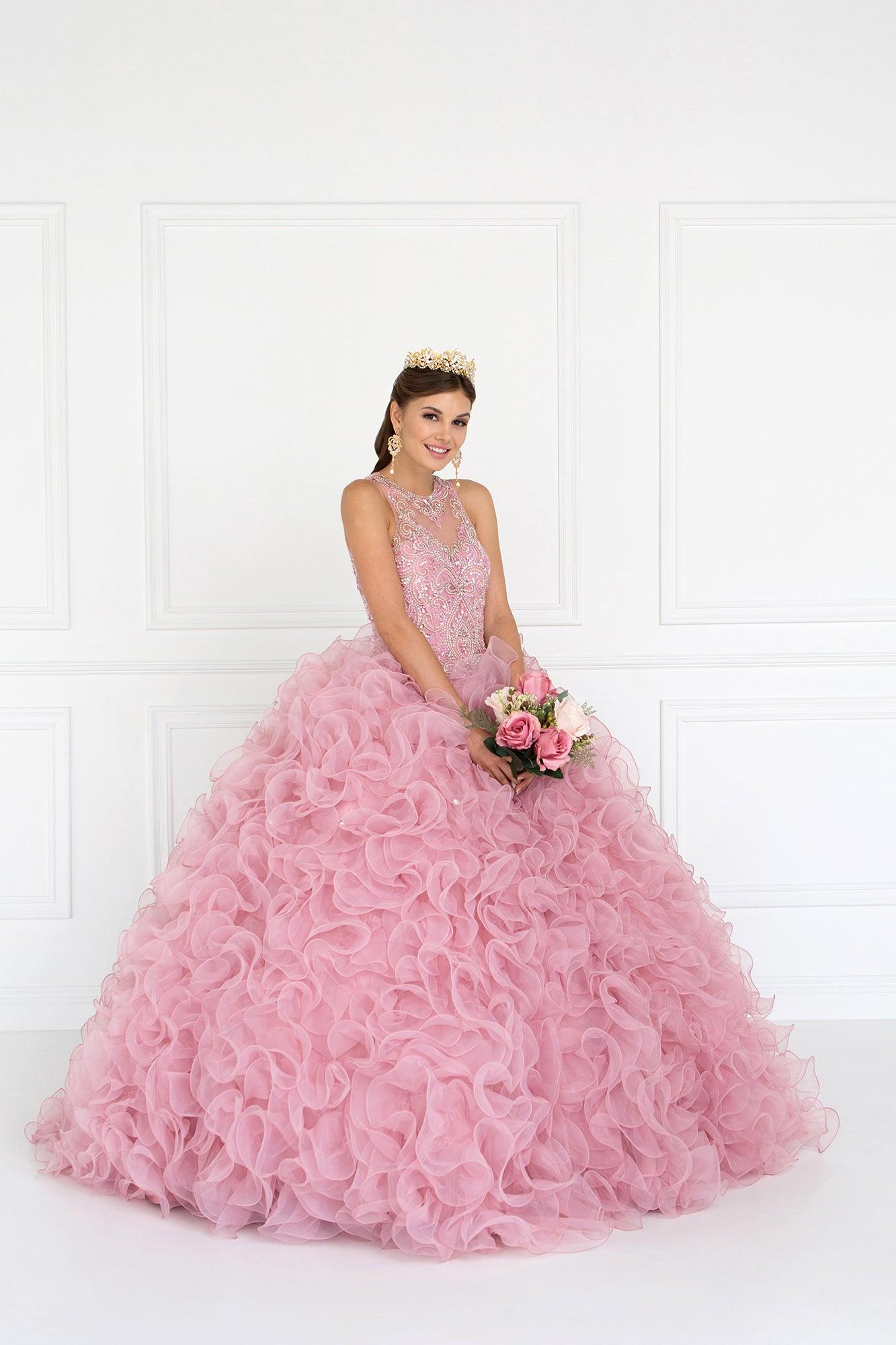 Long Sweet 16 Quinceanera Dress - The Dress Outlet Elizabeth K