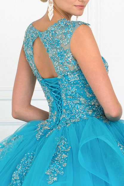 Long Sweet 16 Quinceanera Dress - The Dress Outlet Elizabeth K