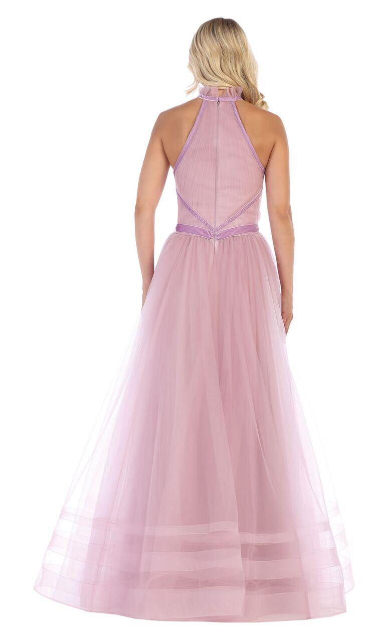Long Tulle Prom Dress Formal Evening Gown - The Dress Outlet May Queen