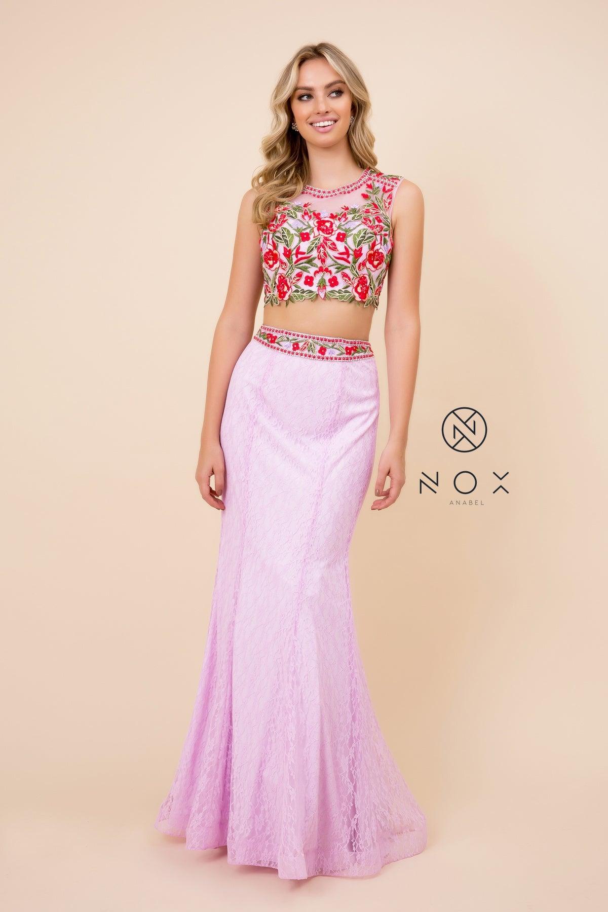 crop top two piece prom dresses Crop Top Cheap Prom Dresses Long Two Pieces Formal Party Gown LP2220 Siaoryne