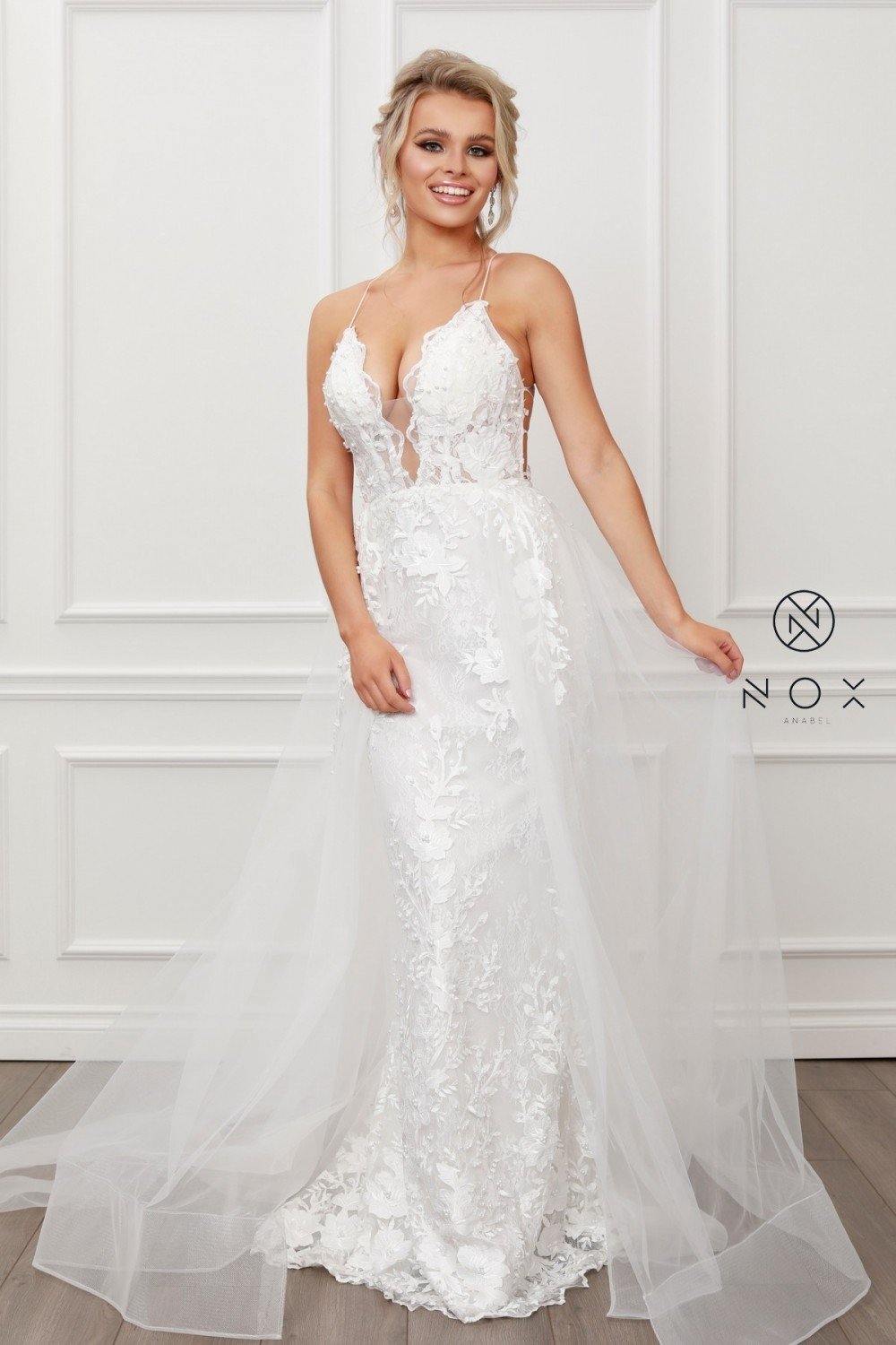 Long Wedding Dress with Train