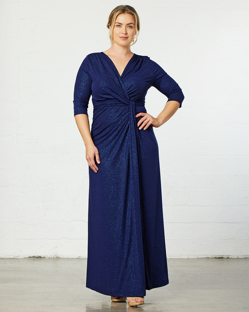 Plus Size Dresses Long Formal Plus Size Glitter Evening Mother of the Bride Dress Kiyona 12182203 Evening Star