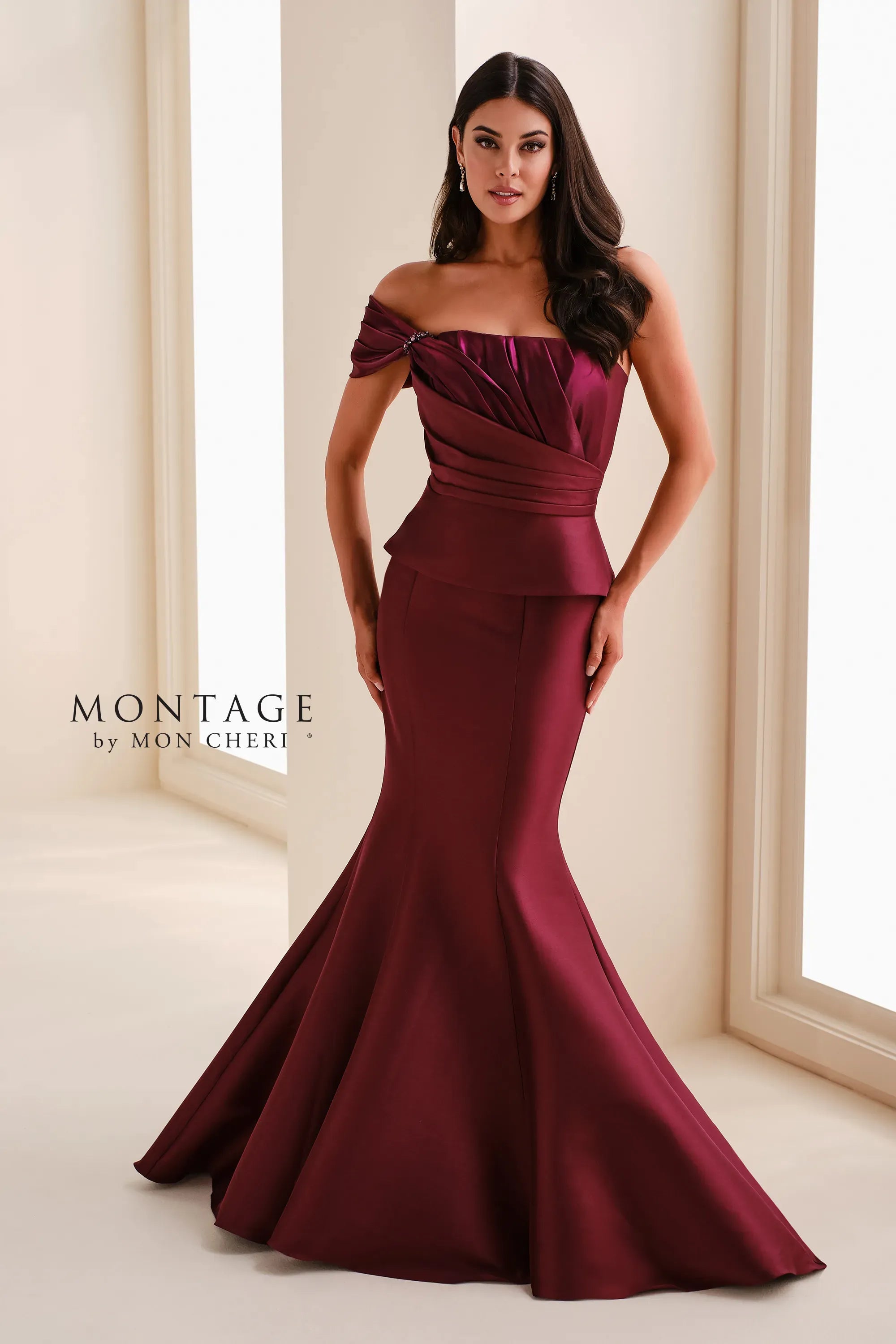 Formal Dresses Long Mermaid Evening Formal Dress Burgundy
