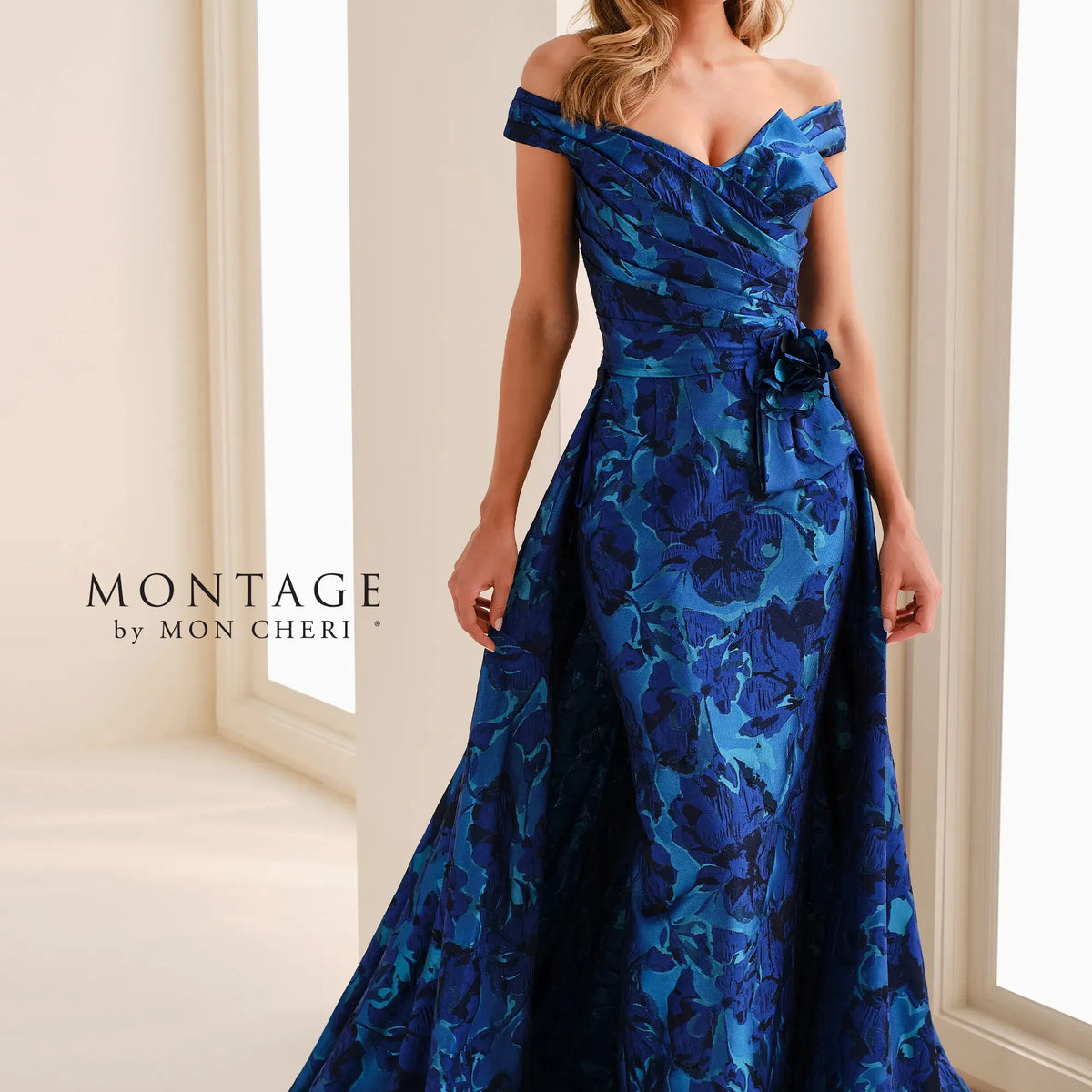Montage M4201 Long Formal Detachable Train Evening Dress – The