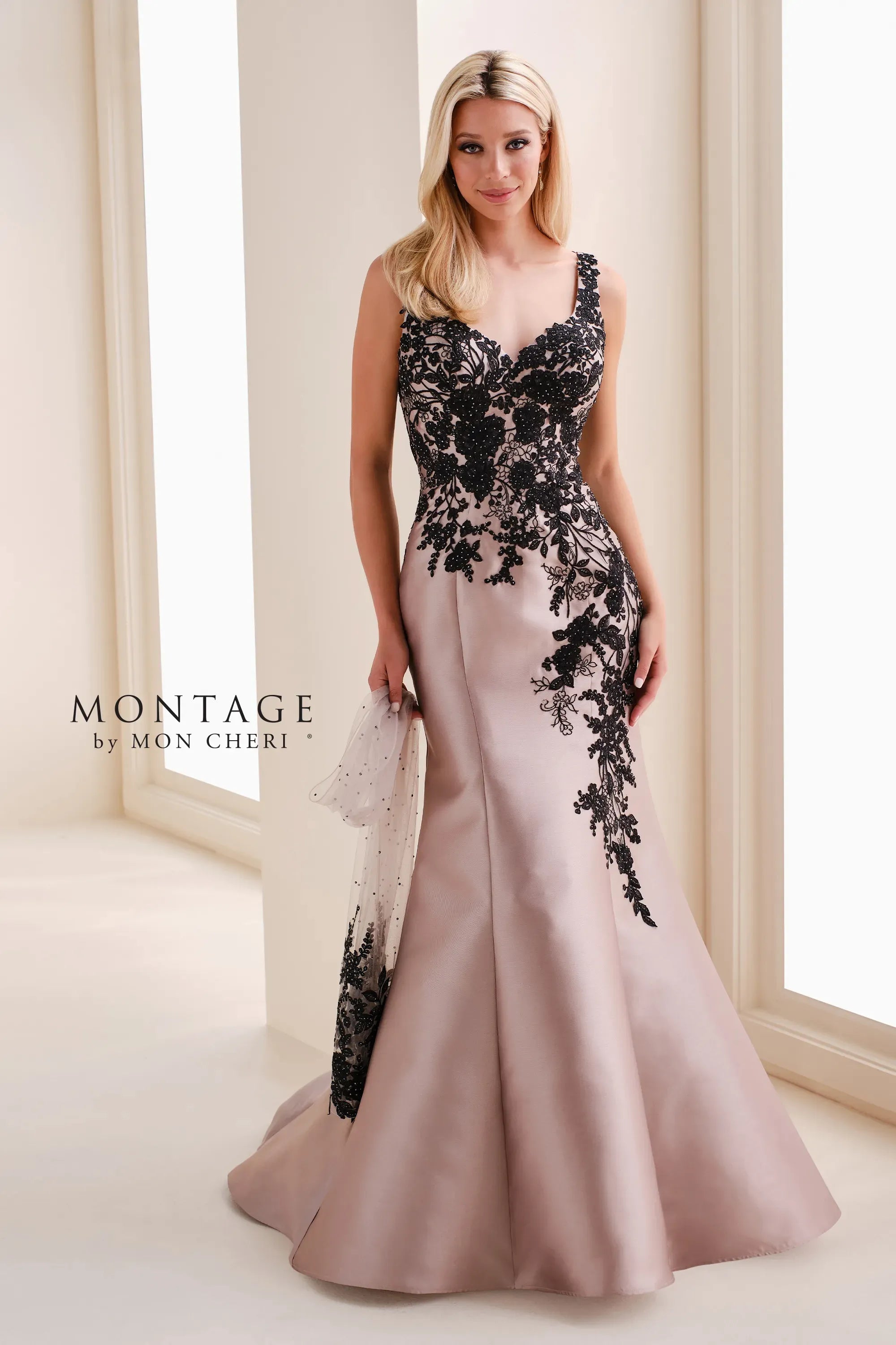 Sweetheart Floor-Length Satin Formal Mermaid/Trumpet Montage M4212