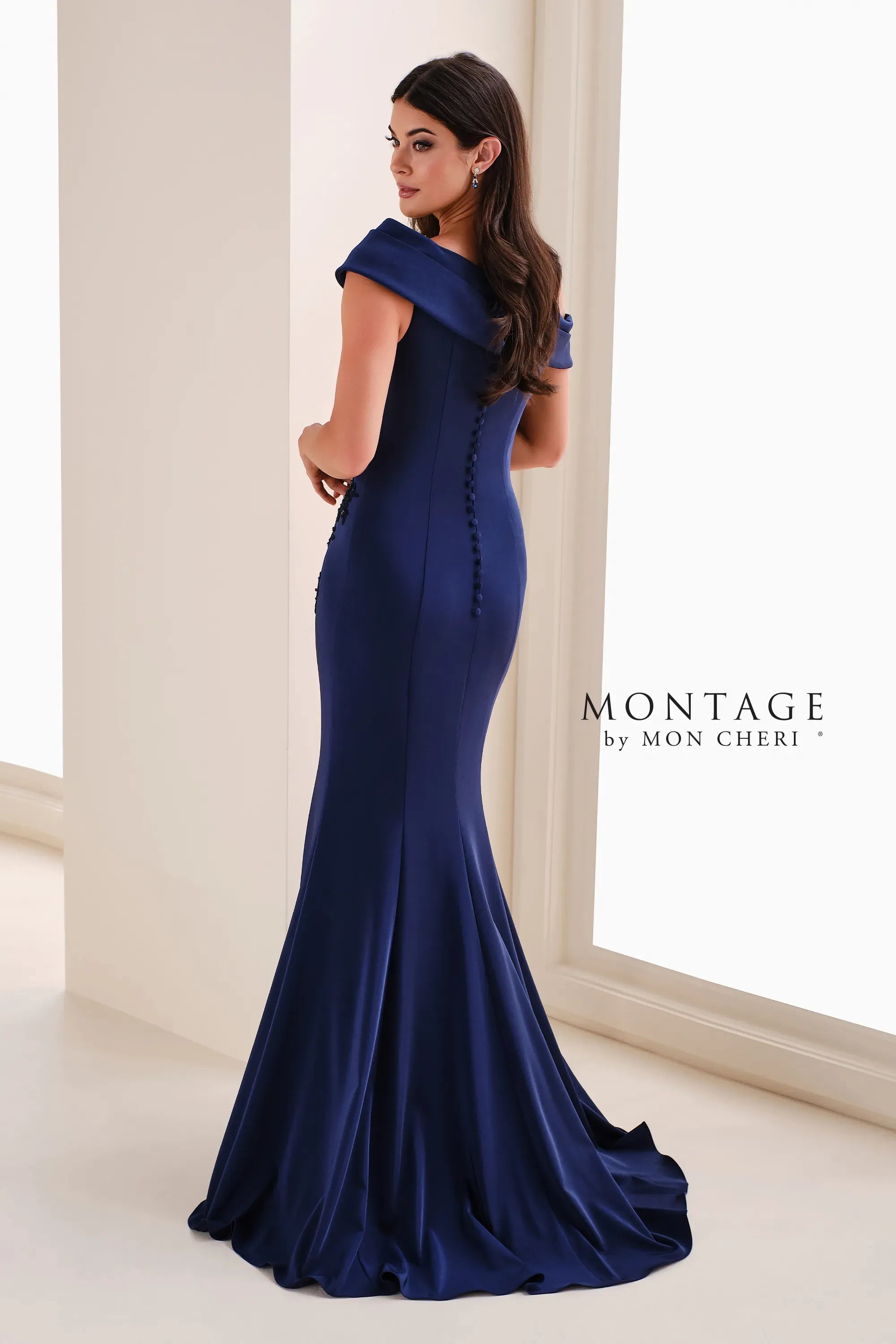 Formal Dresses Long Beaded Formal Mermaid Lace Dress Blue Willow