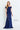 Formal Dresses Long Formal Beaded Lace Applique Evening Dress Navy Blue