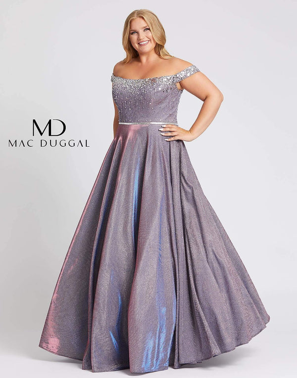 Fabulouss Long Plus Size Prom Ball Gown Ball Gown Silhouette Mac Duggal 48989