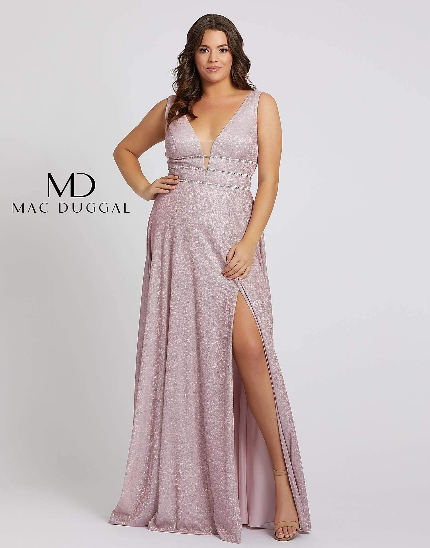 Mac Duggal Fabulouss Prom Long Plus Size Dress 49043F - The Dress Outlet Mac Duggal