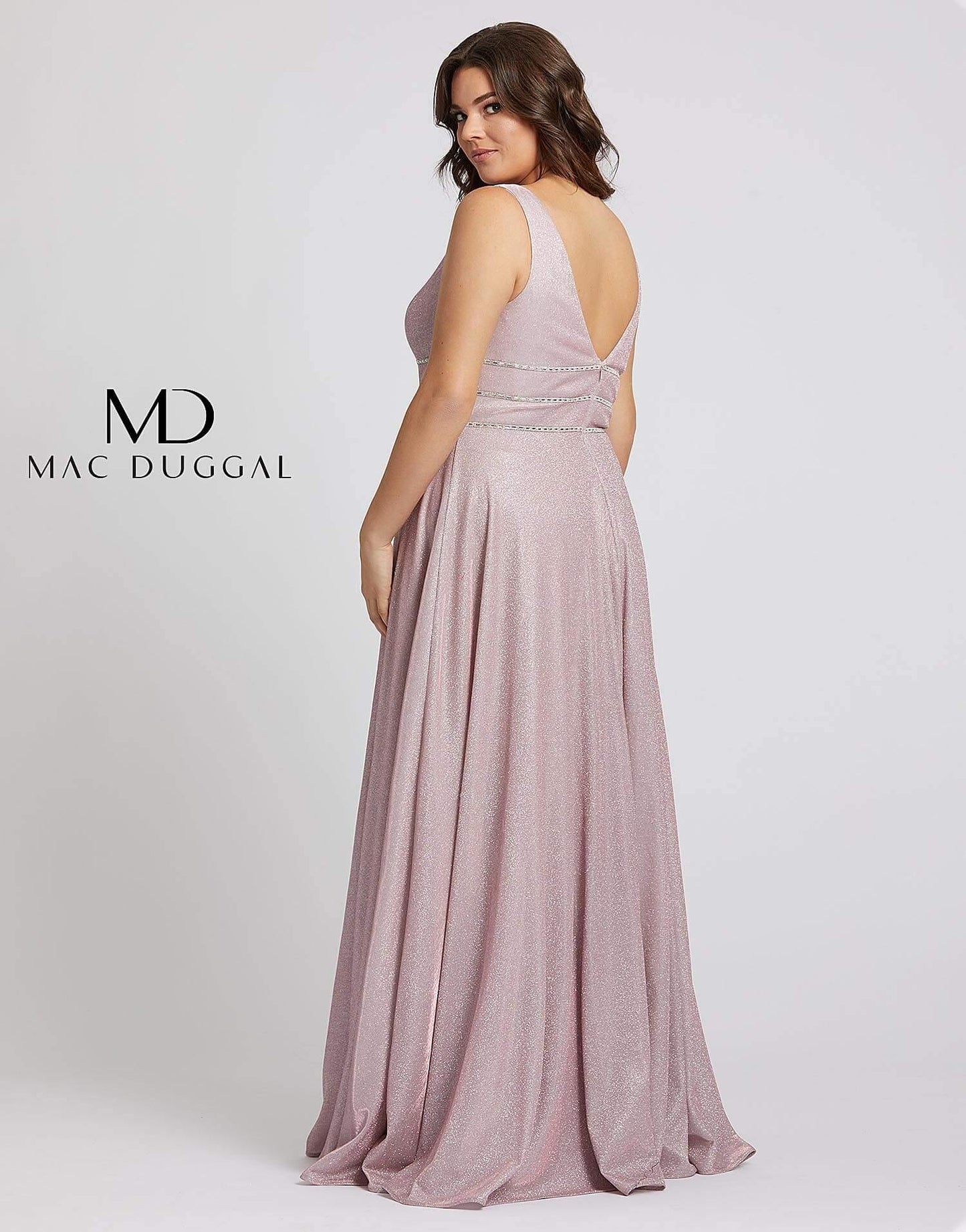 Mac Duggal Fabulouss Prom Long Plus Size Dress 49043F - The Dress Outlet Mac Duggal