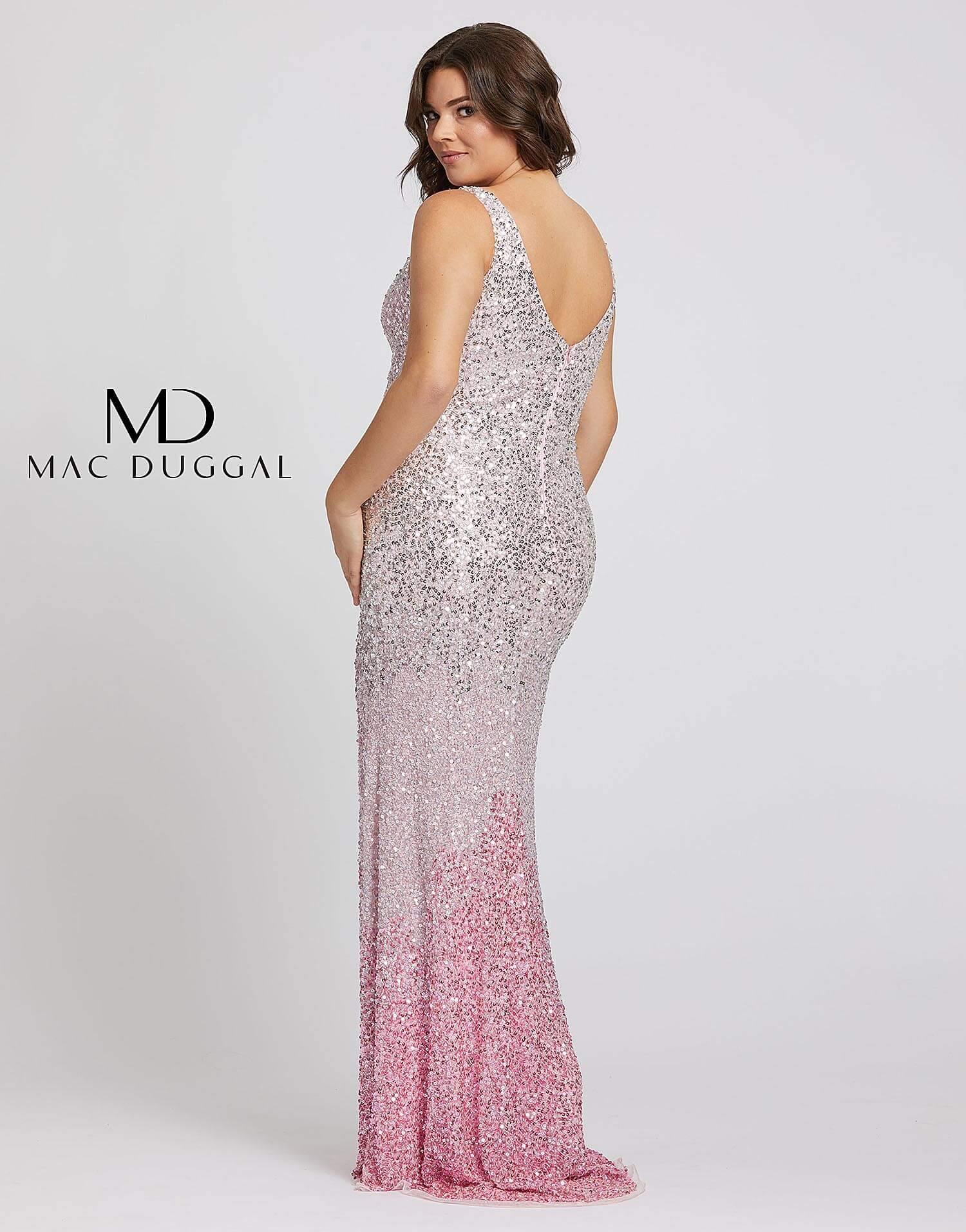 Mac Duggal 5152 Fabulouss Plus Size Prom Long