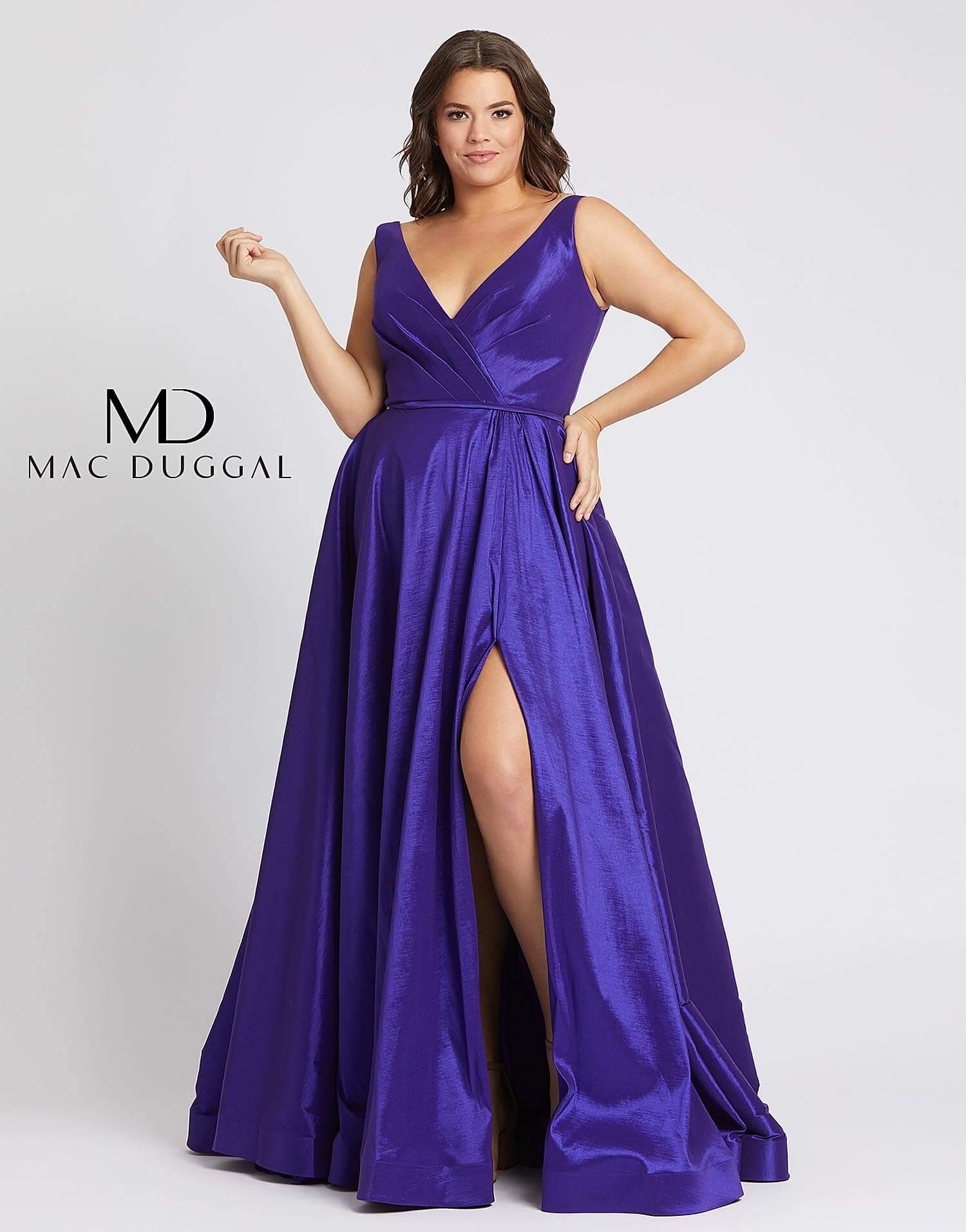 Mac Duggal Fabulouss Long Plus Size Prom Dress 67227F - The Dress Outlet Mac Duggal