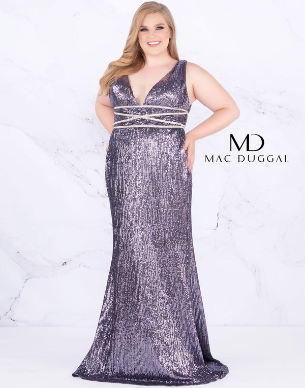 Long Prom Dress Plus Size Plus Size Mac Duggal 77558