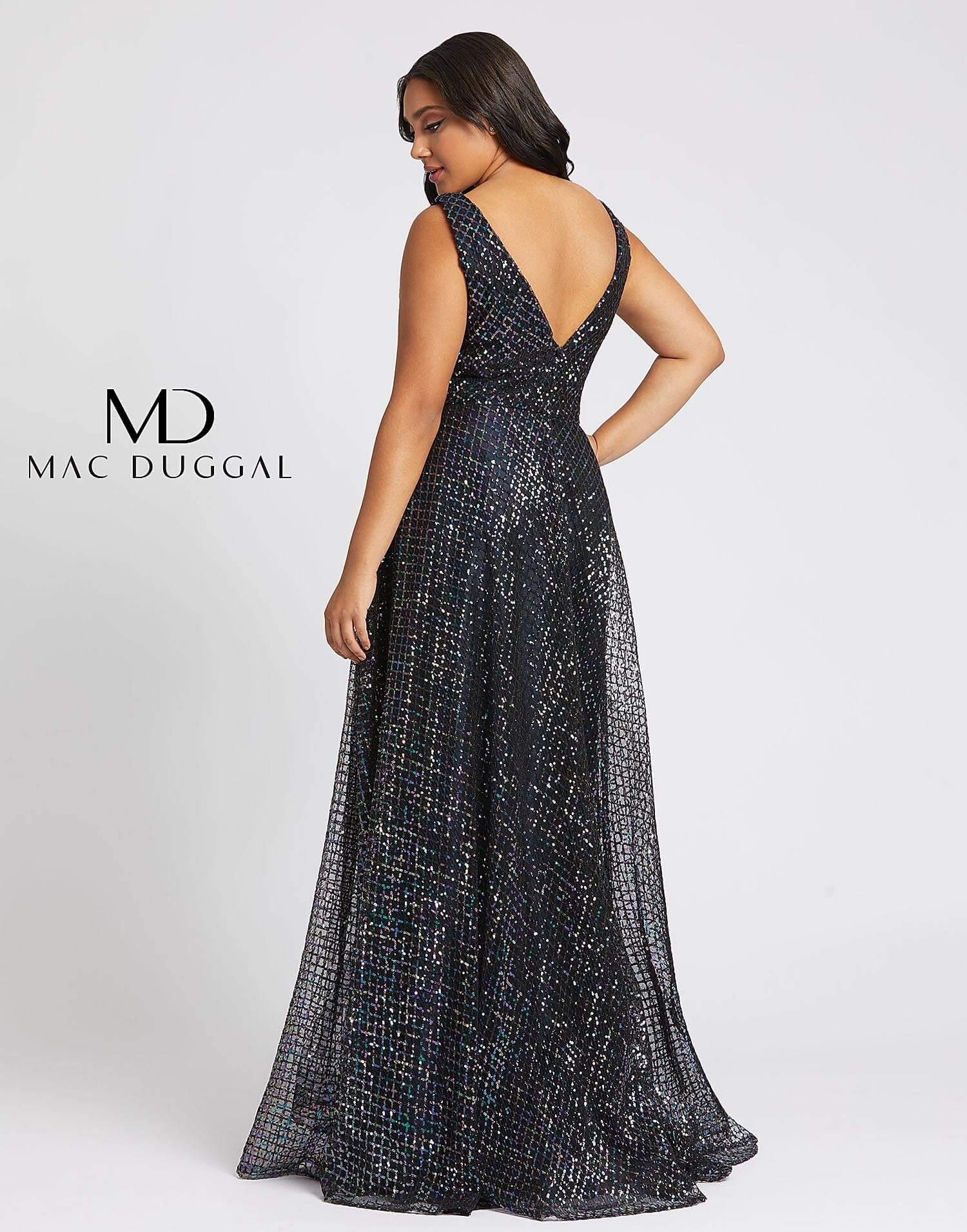 Mac Duggal 77717 Fabulouss Plus Size Prom Long Dress