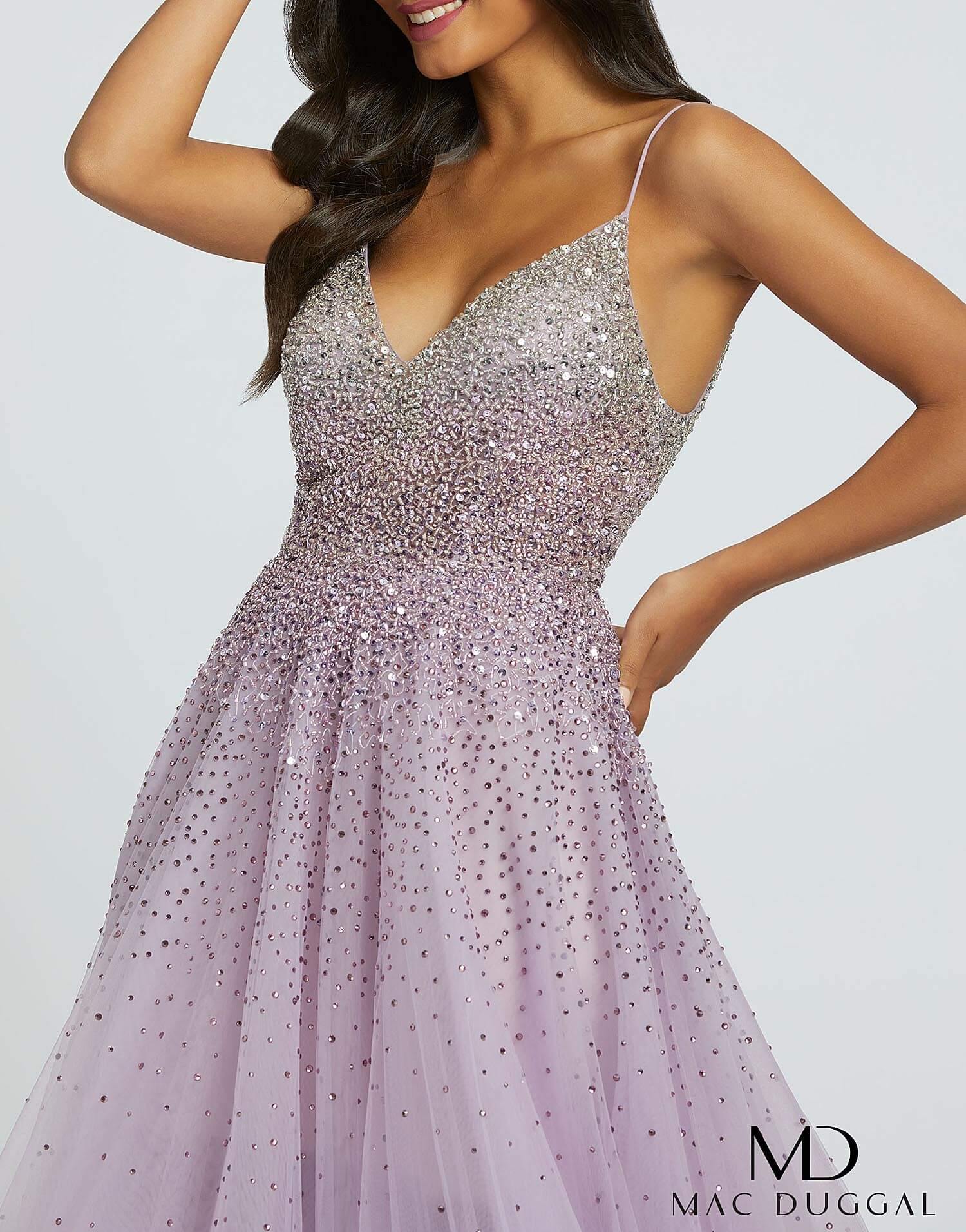 Mac Duggal Homecoming Prom High Low Evening Dress