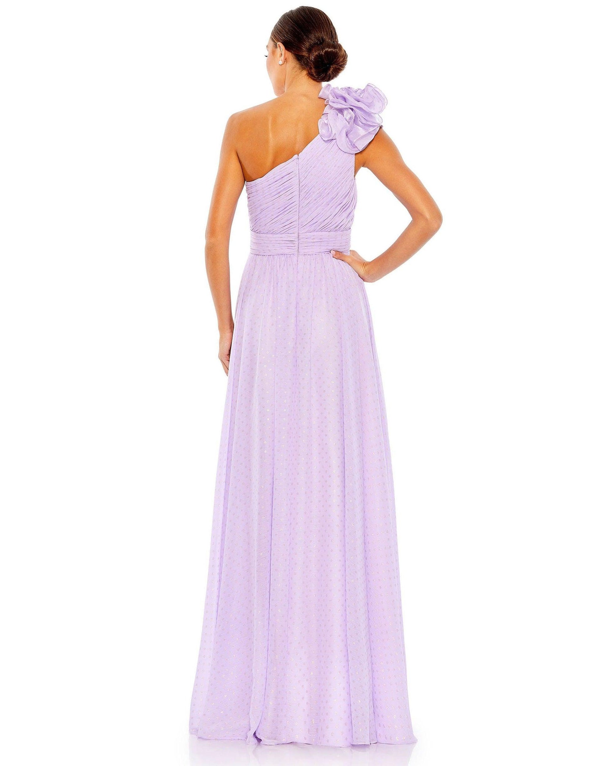 Mac Duggal 49536 Long One Shoulder Formal Prom Gown Sale