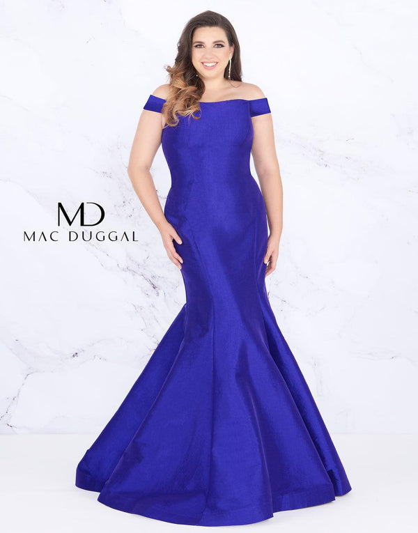 Long Plus Size Prom Dress Plus Size Mac Duggal