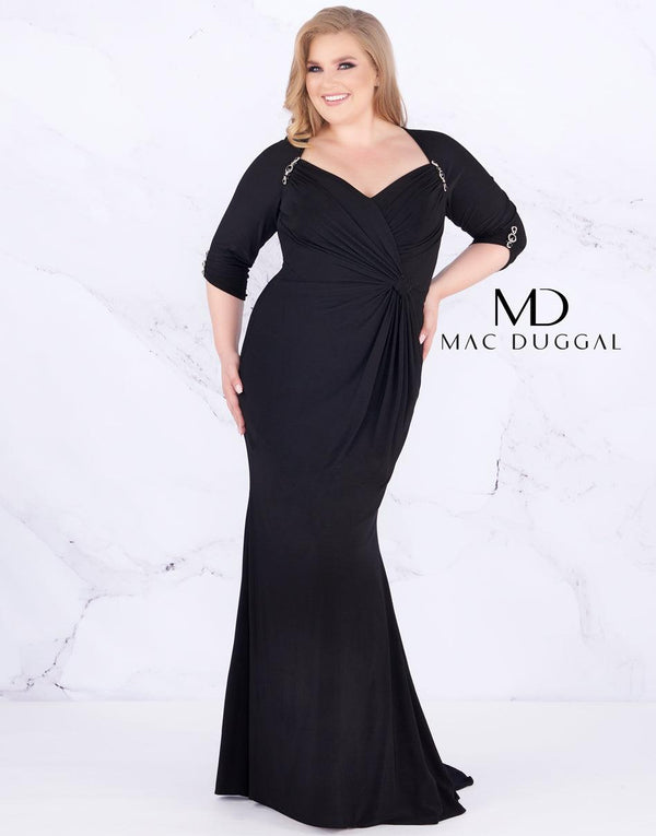 Long Plus Size Prom Dress Plus Size Mac Duggal