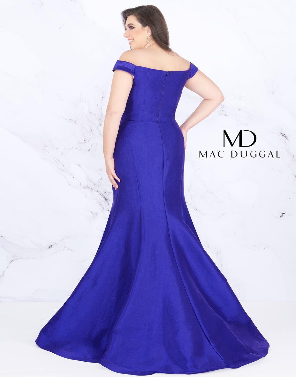Mac Duggal Long Plus Size Prom Dress