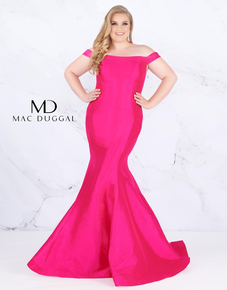 Mac Duggal Long Plus Size Prom Dress The Dress Outlet