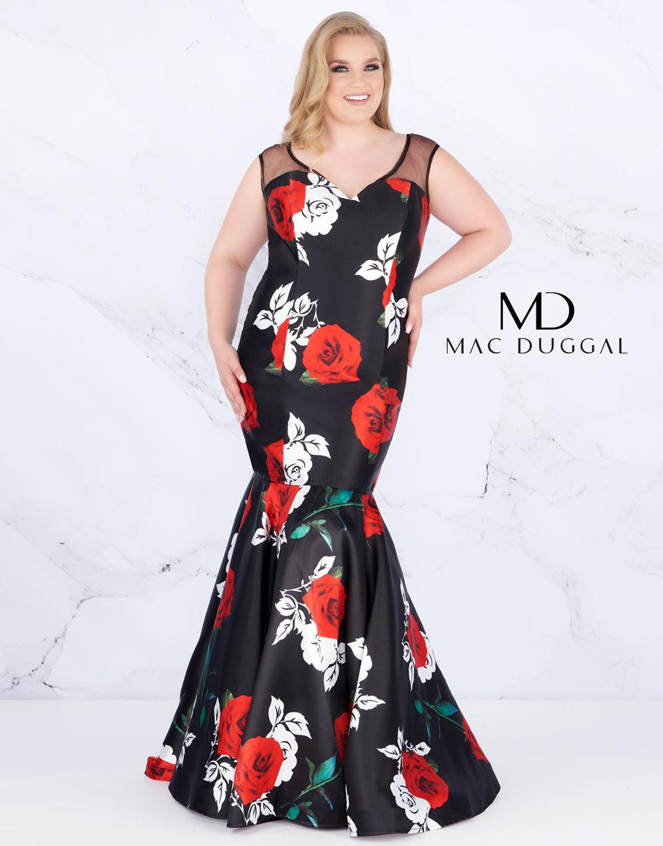 Rose Mac Duggal Long Prom Dress Plus Size for 497.99 The Dress Outlet