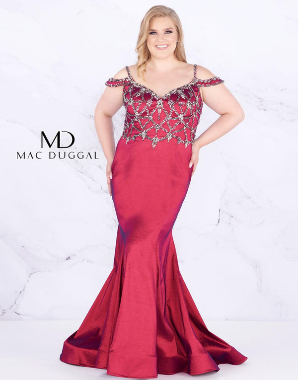 Long Prom Dress Plus Size Plus Size Mac Duggal