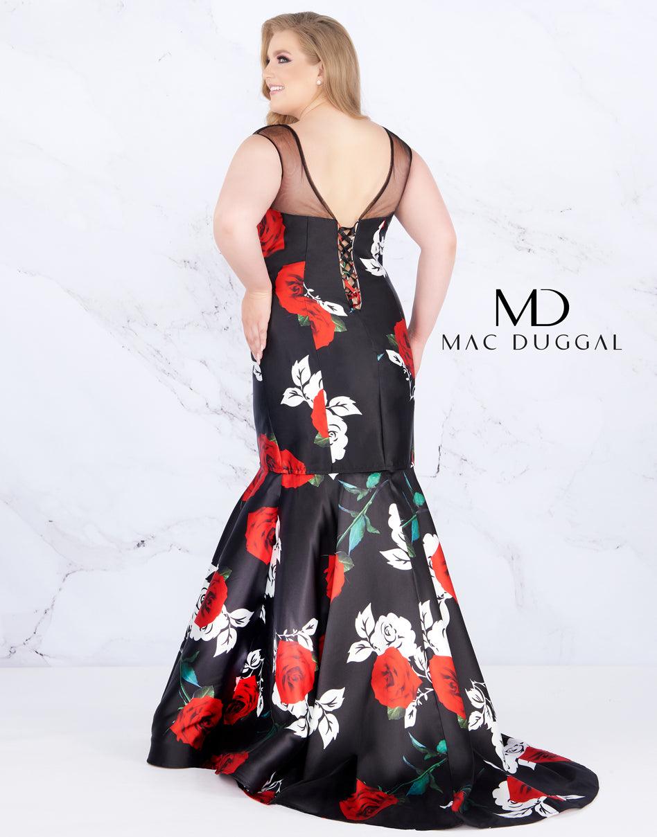 Mac Duggal Long Prom Dress Plus Size