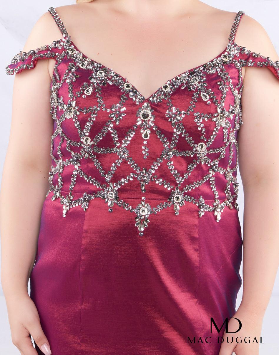 Mac Duggal Long Prom Dress Plus Size - The Dress Outlet Mac Duggal