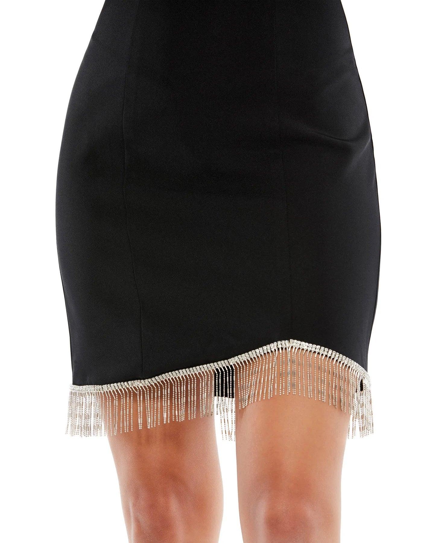 Black Mac Duggal 26679 Black 4 Cocktail Dress Sale for $103.0 – The