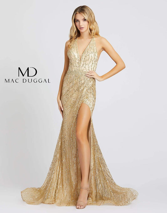 Mac Duggal Prom Long Formal Mermaid Evening Dress - The Dress Outlet Mac Duggal