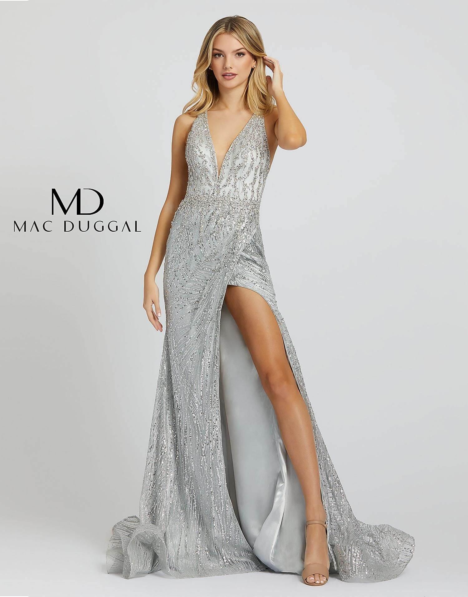 Mac Duggal Prom Long Formal Mermaid Evening Dress - The Dress Outlet Mac Duggal