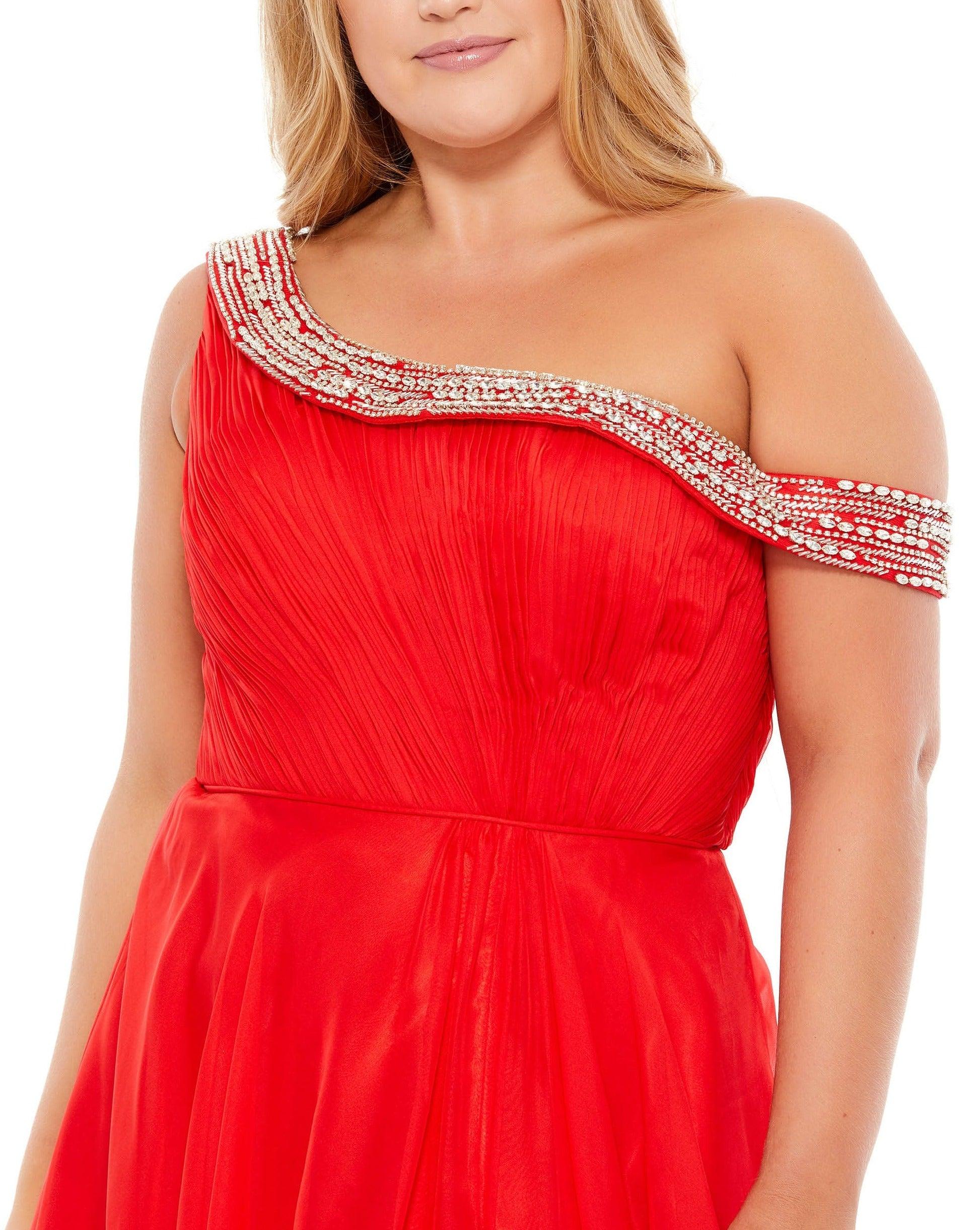 Mac Duggal Prom Long Formal Plus Size Dress 67727 - The Dress Outlet