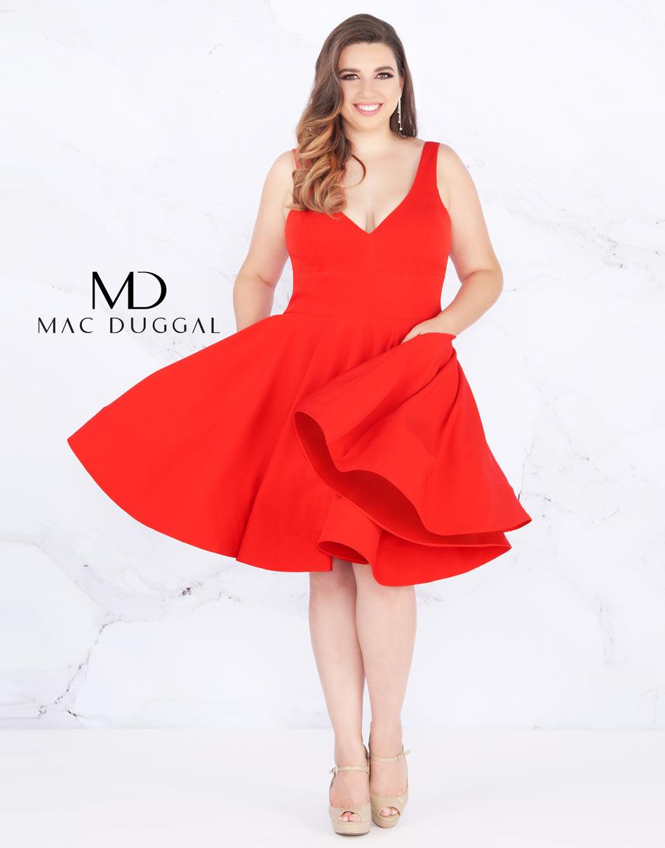 Mac Duggal Short Dress Formal Cocktail - The Dress Outlet Mac Duggal