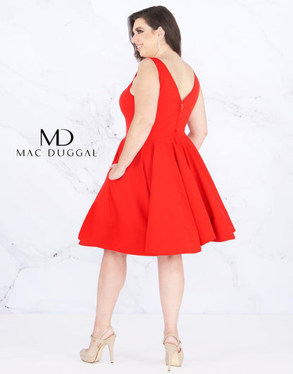 Mac Duggal Short Dress Formal Cocktail - The Dress Outlet Mac Duggal