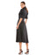 Mac Duggal Short Sleeve Tea Length Dress 26628 - The Dress Outlet