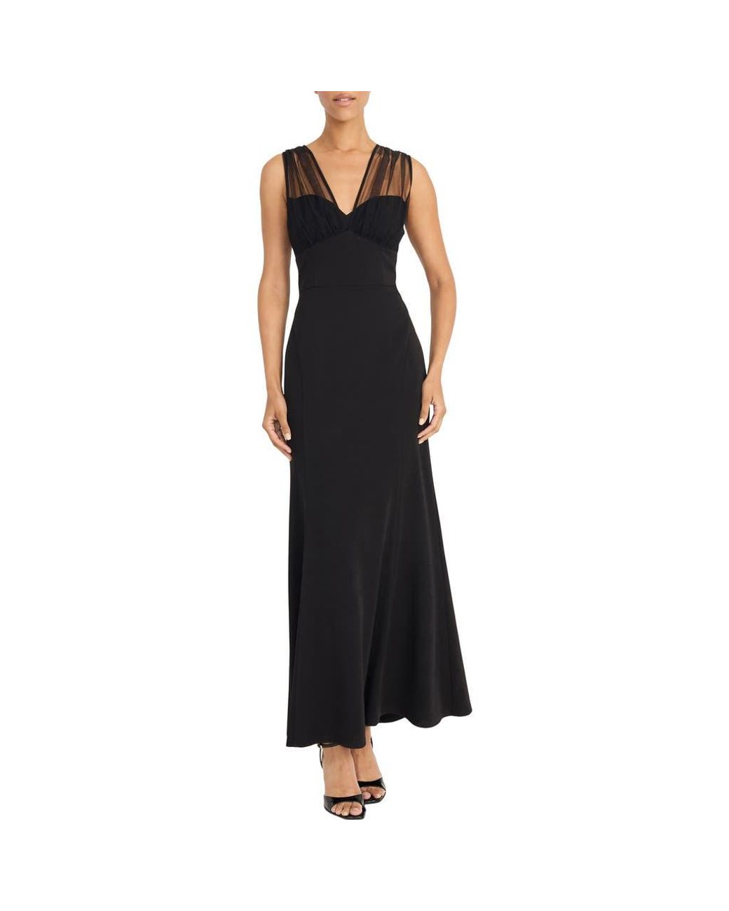 Illusion Long Dress Maggy London G7087M