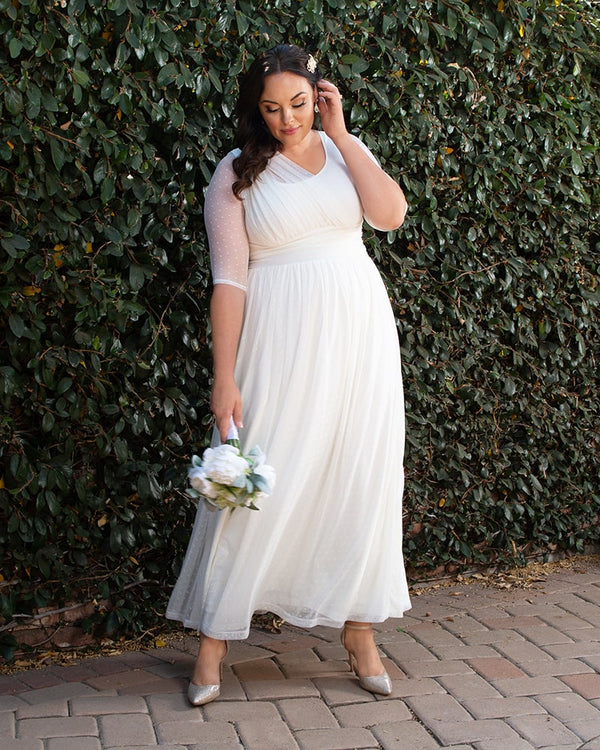 Bridal Long A Line Wedding Dress Kiyonna 19183605