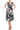 Maison Tara Striped Pleated A-Line Midi Dress - The Dress Outlet