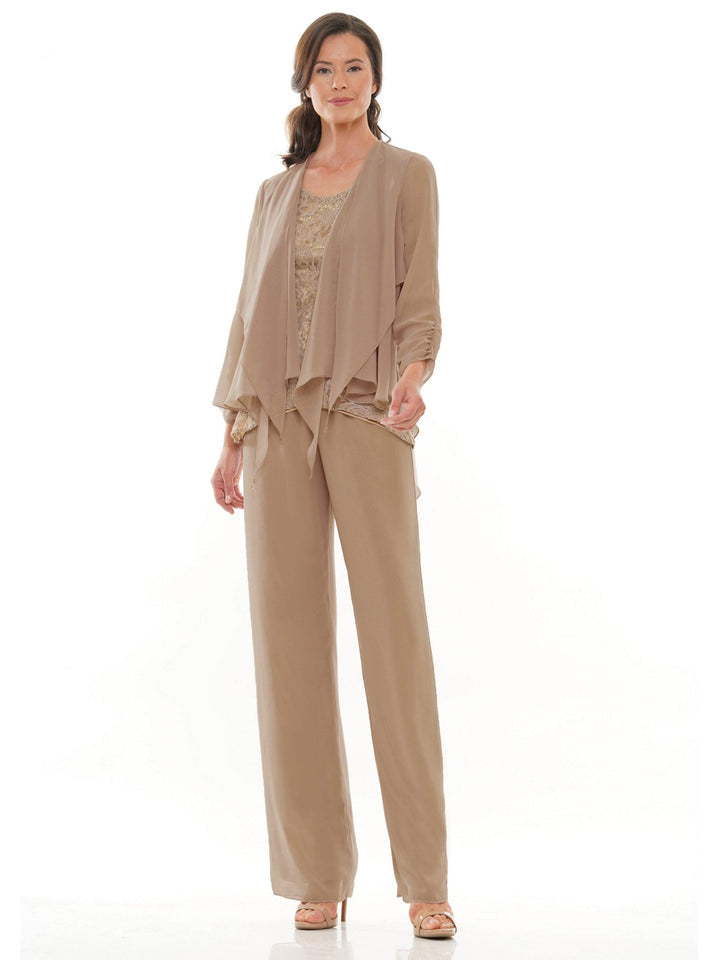 Marsoni 303 Formal Pant Suit Bermuda Sand